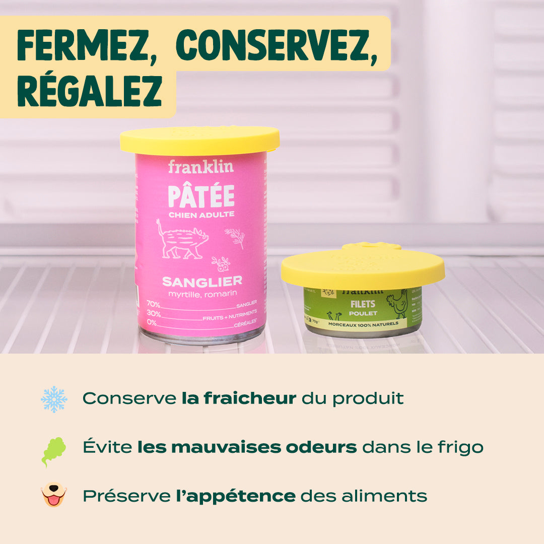 COUVERCLE POUR PÂTÉES & FILETS