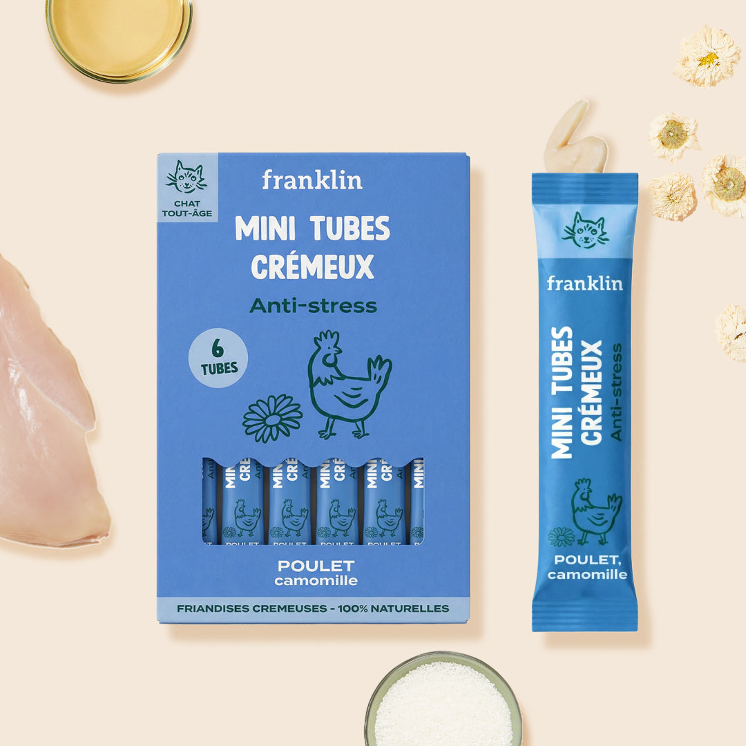 MINI TUBES CRÉMEUX POULET, CAMOMILLE