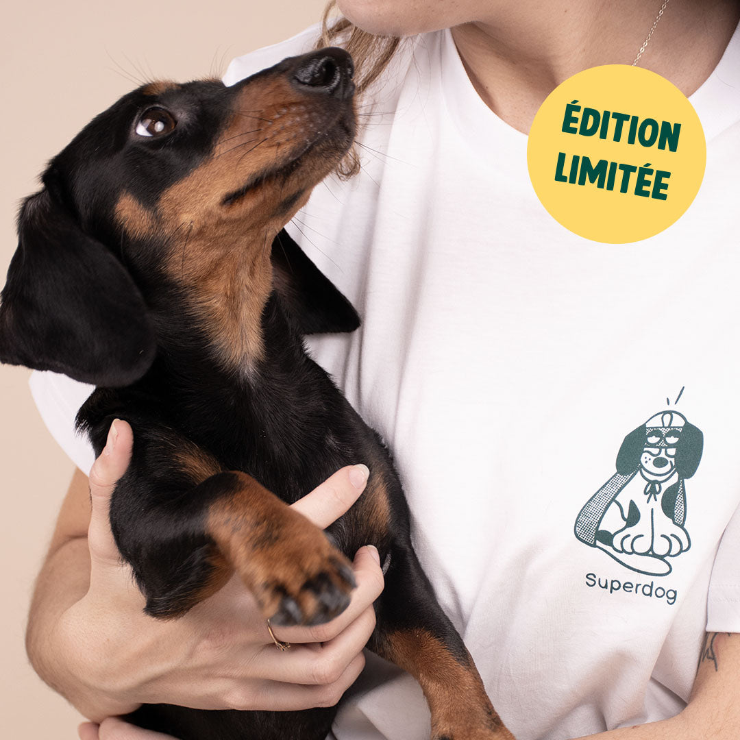 T-shirt Super-Héros Chien