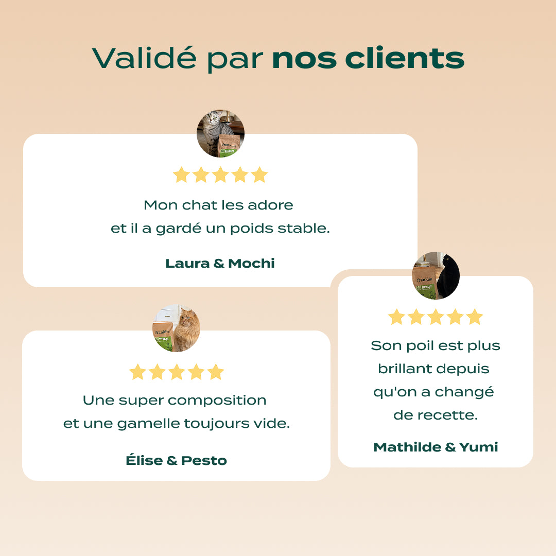 POULET, THON, SAUMON