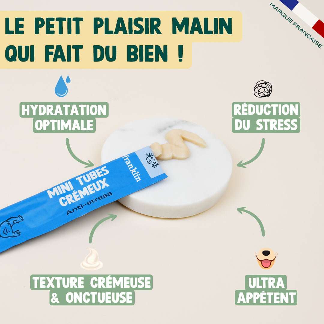 MINI TUBES CRÉMEUX POULET, CAMOMILLE