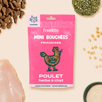 MINI BOUCHÉES - POULET, HERBE À CHAT