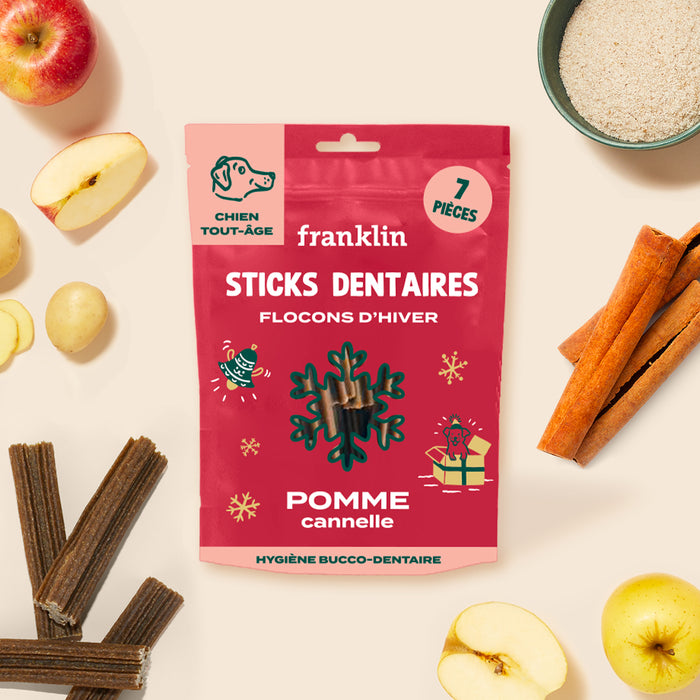 STICKS DE NOËL - POMME, CANELLE (CADEAU)