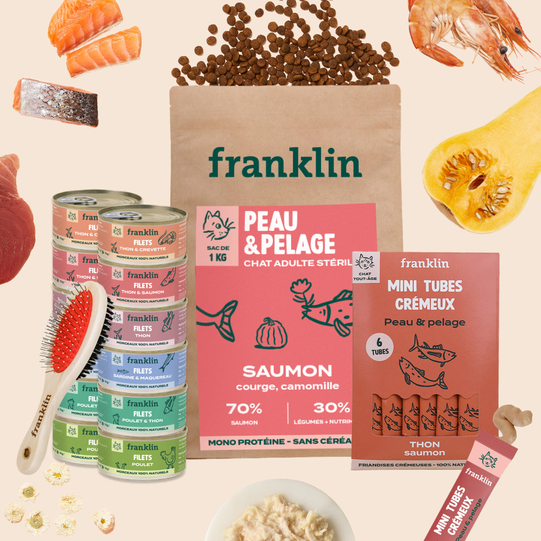 PACK PEAU SAINE CHAT