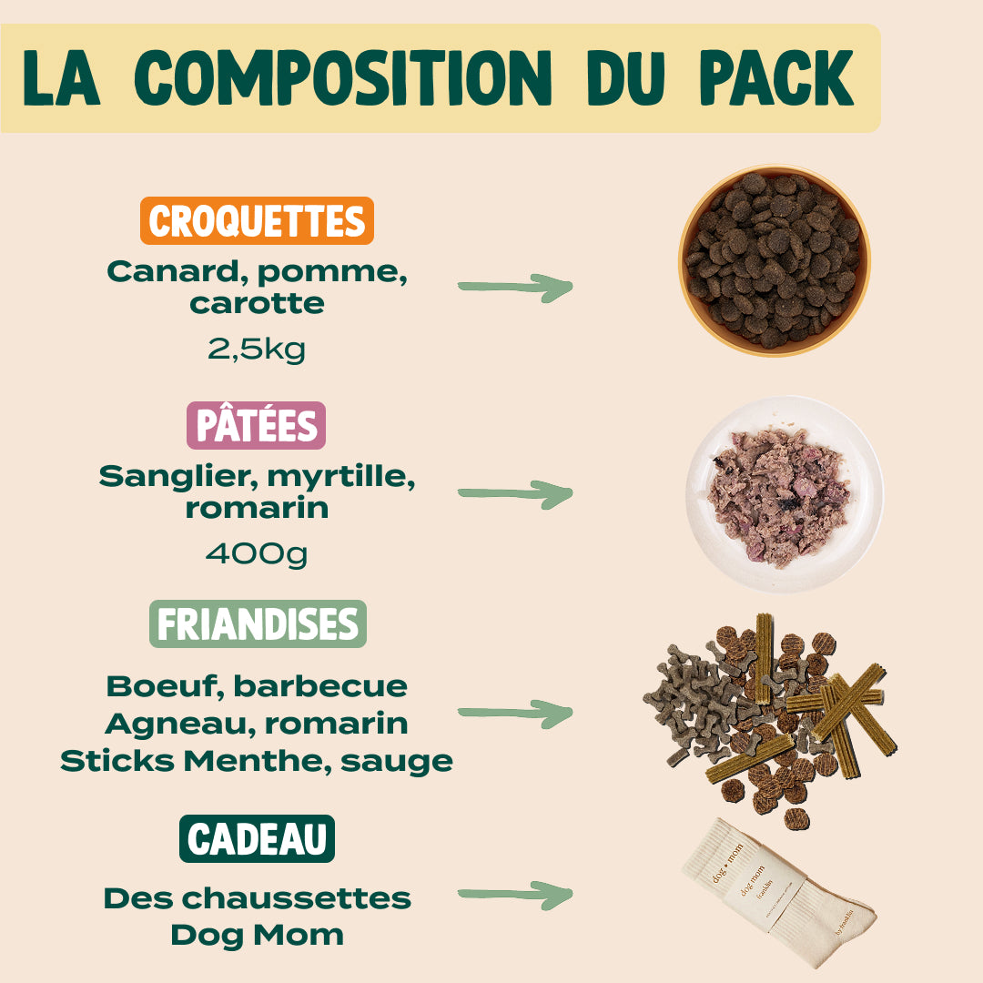 PACK DÉCOUVERTE CHIEN