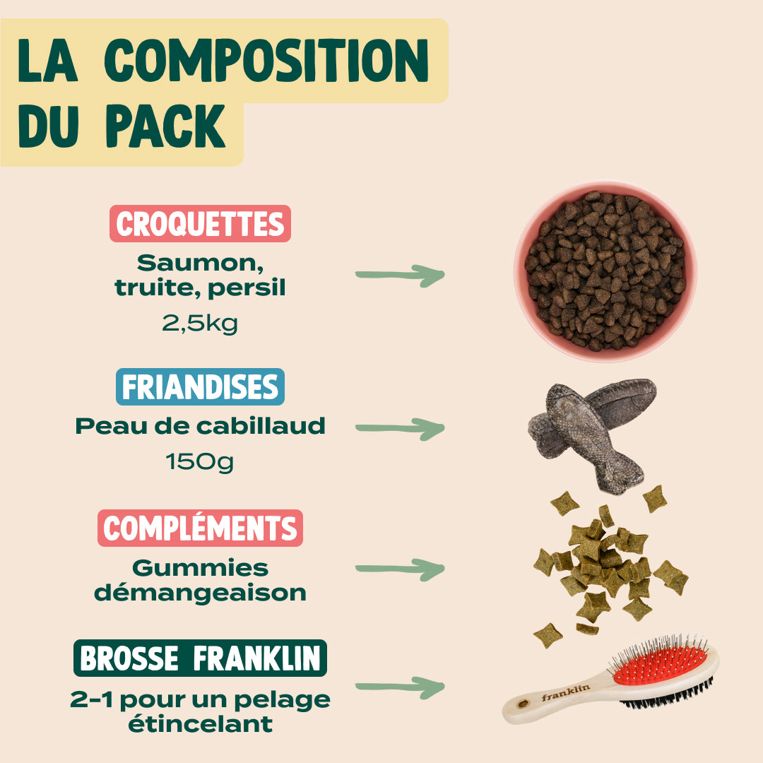 PACK PEAU SAINE POUR CHIEN