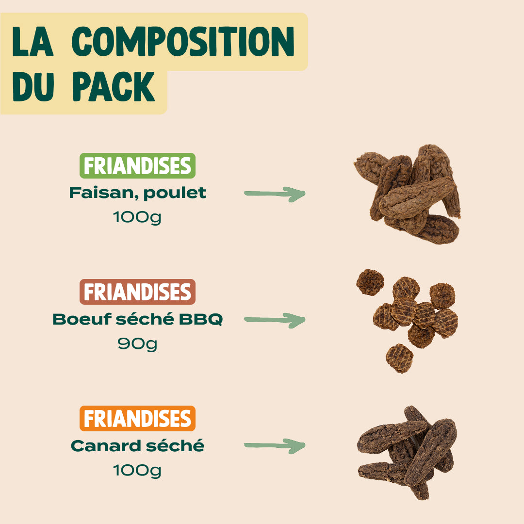 TRIO DÉCOUVERTE VIANDE SÉCHÉE