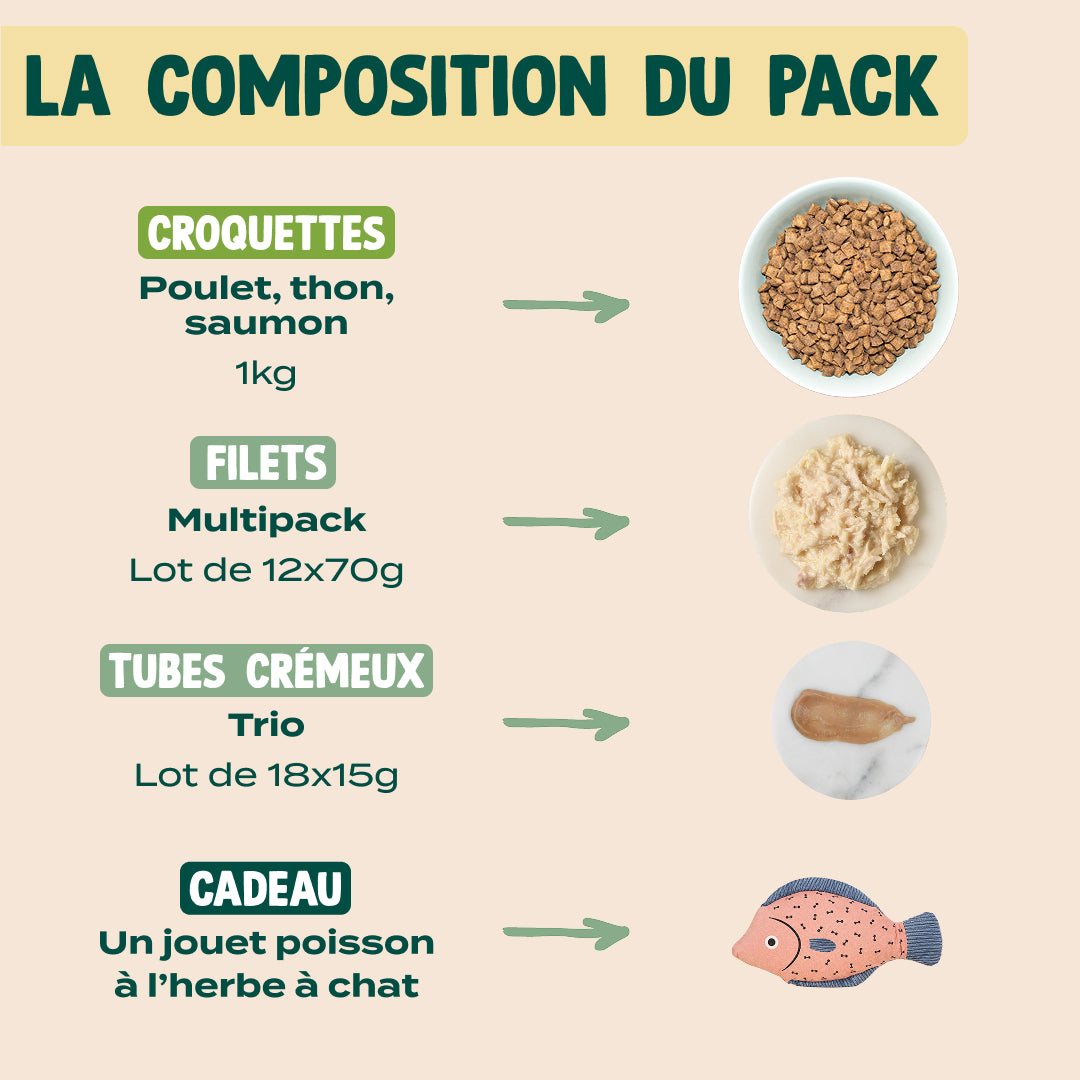 PACK DÉCOUVERTE CHAT