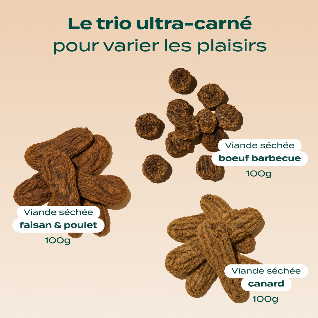 TRIO VIANDE SÉCHÉE