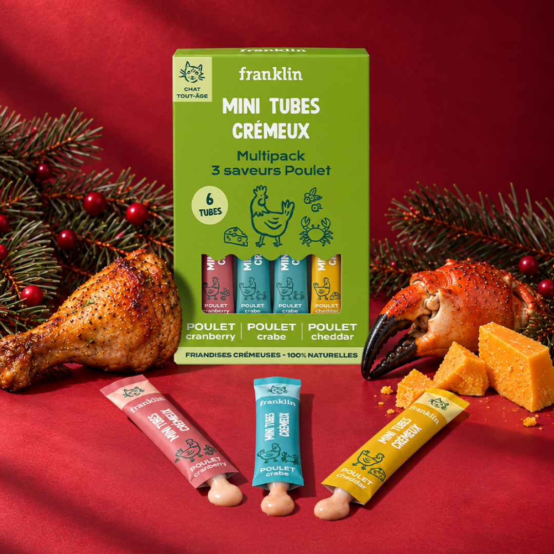 Franklin Alimentation premium pour chien et chat. Choisissez la meilleure nourriture pour votre animal : Croquettes sans céréales riches en protéines et faibles en glucides. Découvrez notre large gamme de pâtées et de friandises riches en viande !