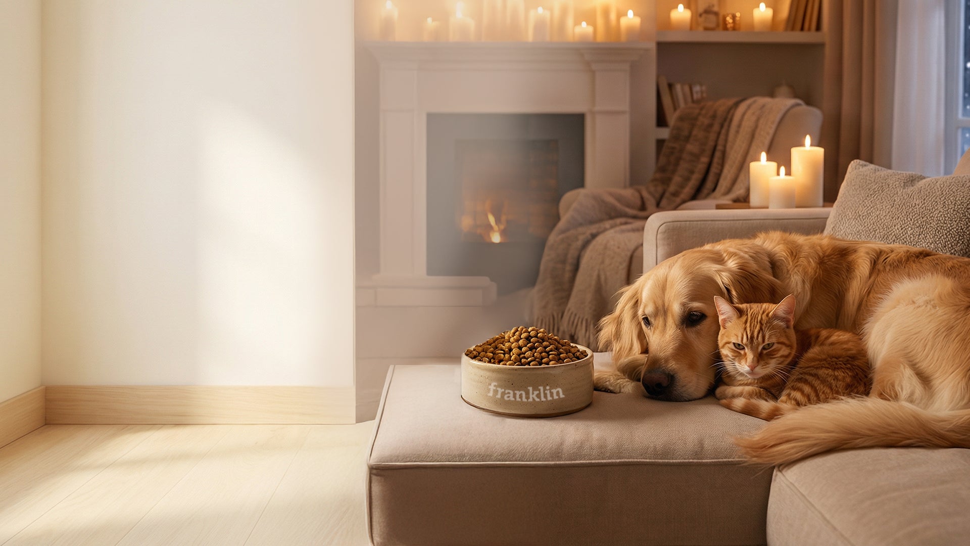 Franklin Alimentation premium pour chien et chat. Choisissez la meilleure nourriture pour votre animal : Croquettes sans céréales riches en protéines et faibles en glucides. Découvrez notre large gamme de pâtées et de friandises riches en viande !