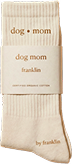 <p><strong>Une paire de chaussettes</strong> Dog Mom en coton biologique.</p>