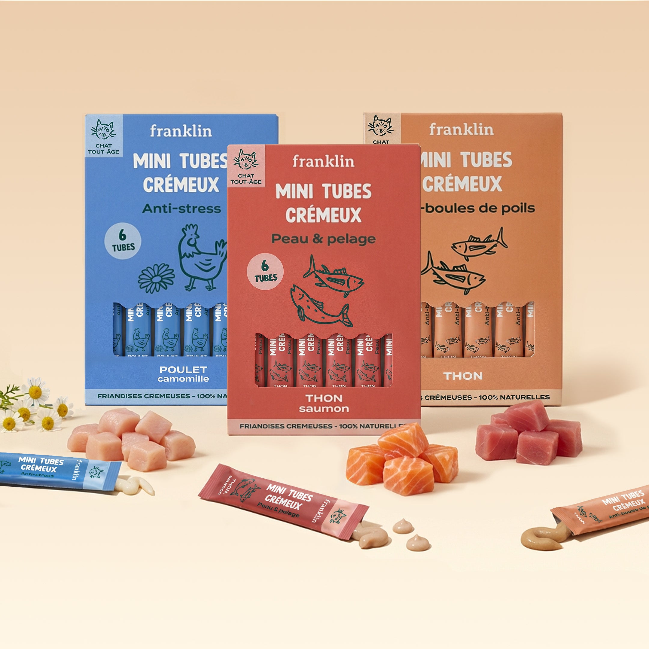 Franklin Alimentation premium pour chien et chat. Choisissez la meilleure nourriture pour votre animal : Croquettes sans céréales riches en protéines et faibles en glucides. Découvrez notre large gamme de pâtées et de friandises riches en viande !