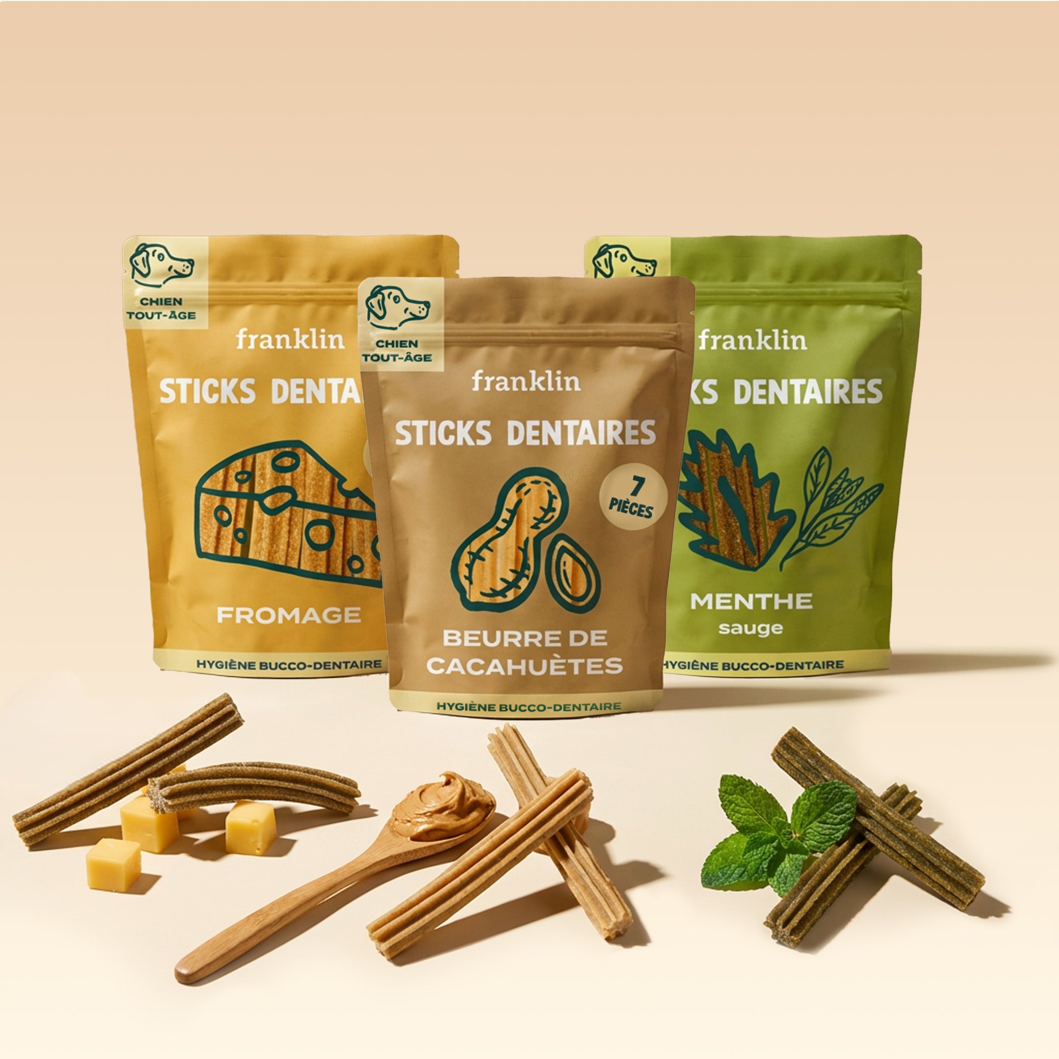 Franklin Alimentation premium pour chien et chat. Choisissez la meilleure nourriture pour votre animal : Croquettes sans céréales riches en protéines et faibles en glucides. Découvrez notre large gamme de pâtées et de friandises riches en viande !