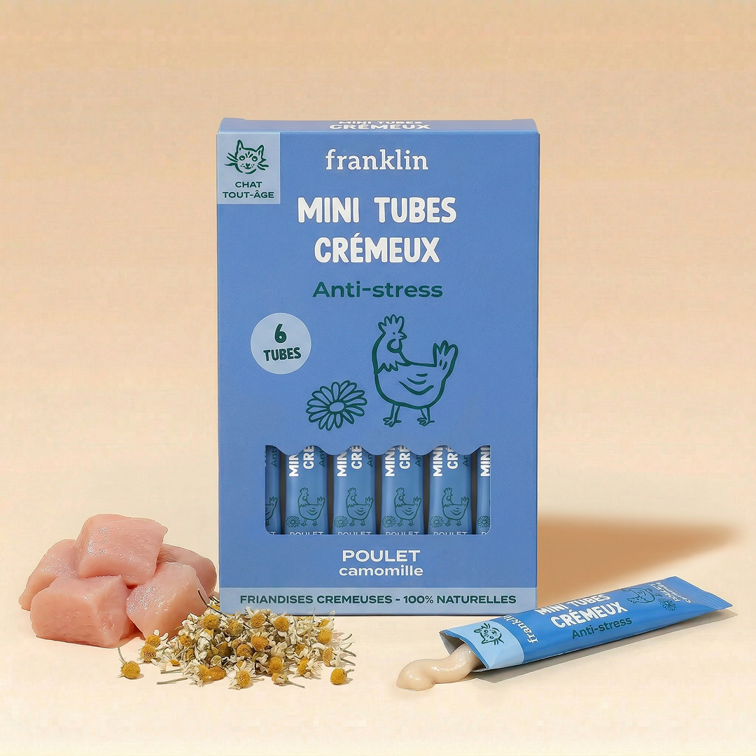 MINI TUBES CRÉMEUX POULET, CAMOMILLE